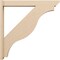 Ekena Millwork 5 1/2-in W x 38-in D x 38-in H Funston Slat Rough Cedar Woodgrain TimberThane Outlooker, Primed Tan OUTUR055X38X38FST24RCPR - alternate 4